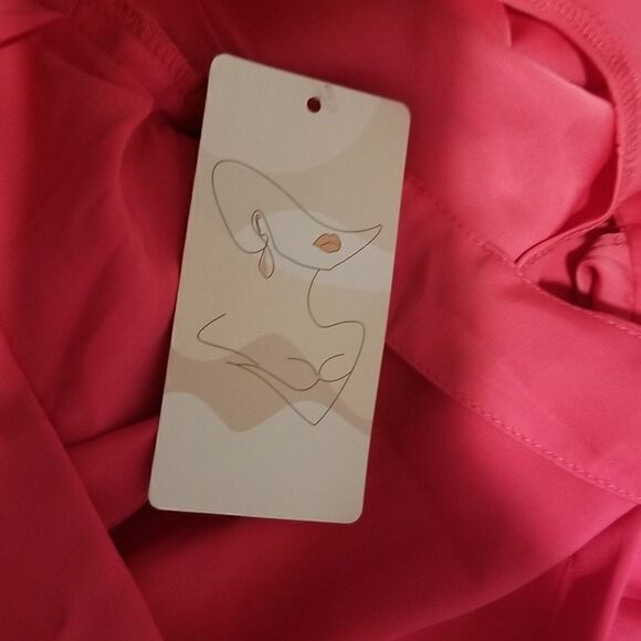 Fashon hot pink dress medium with tags - Picture 14 of 16